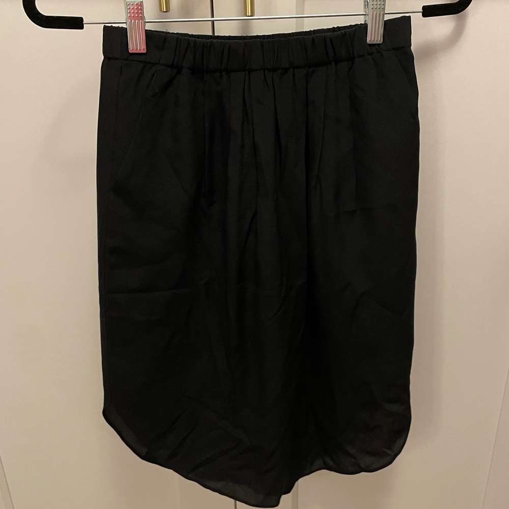 Madewell Silk Midi Skirt